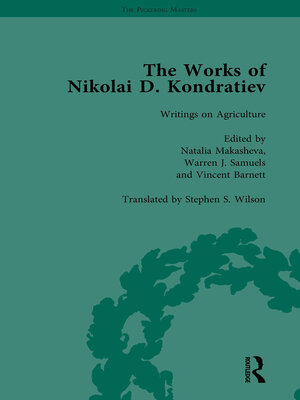 cover image of The Works of Nikolai D Kondratiev Vol 3